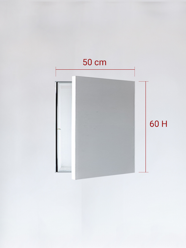 Sportello filomuro ad anta singola cm 50×60