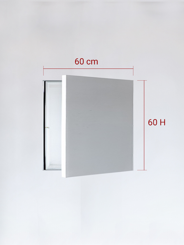 Sportello filomuro ad anta singola cm 60×60