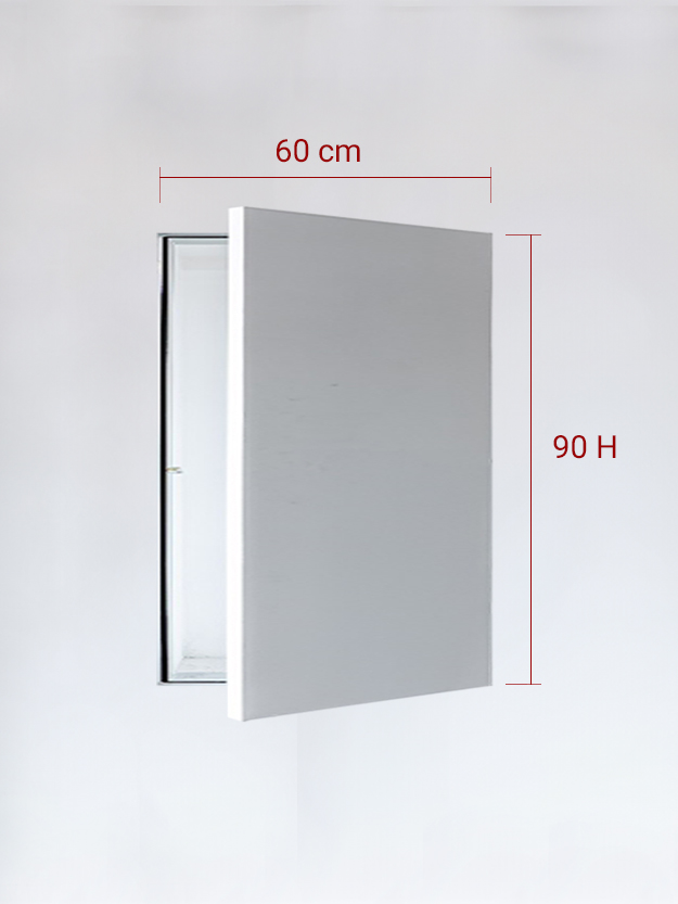 Sportello filomuro ad anta singola cm 60×90