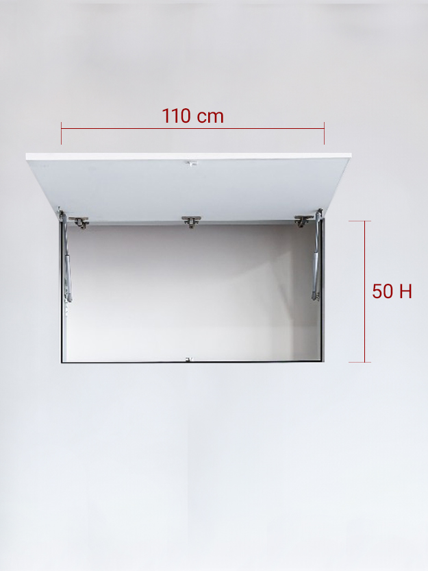 Sportello filomuro ad 1 anta verso l’alto cm 110×50