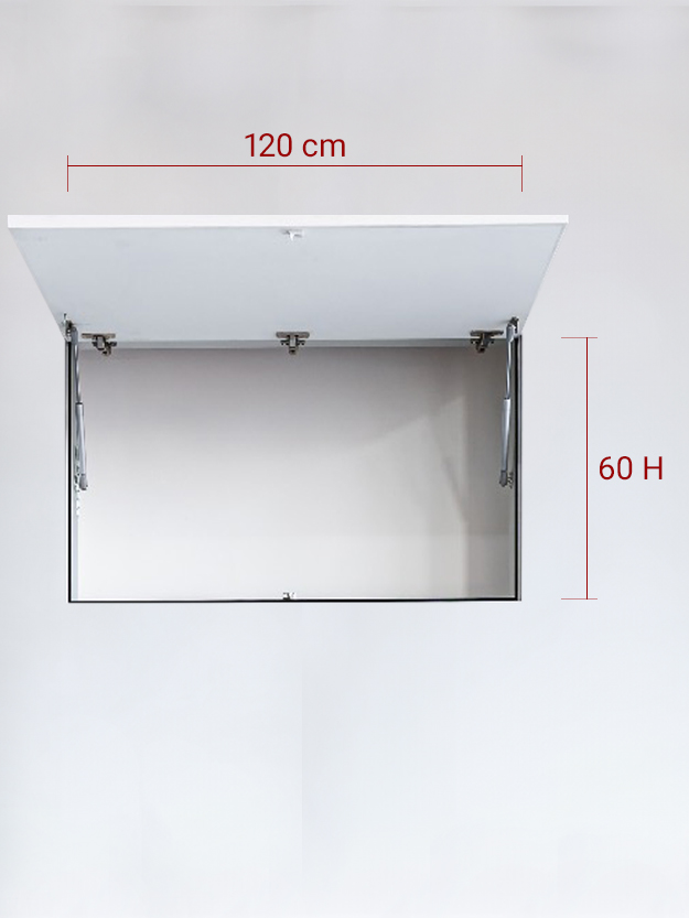 Sportello filomuro ad 1 anta verso l’alto cm 120×60