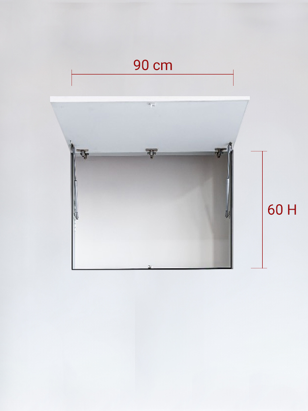 Sportello filomuro ad 1 anta verso l’alto cm 90×60